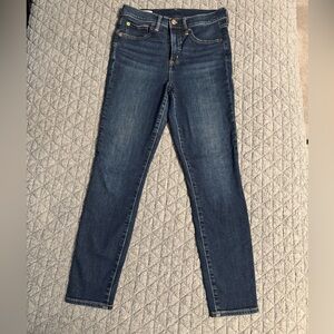 GAP Women's True Skinny High Rise Dark Blue Jeans Size 6R